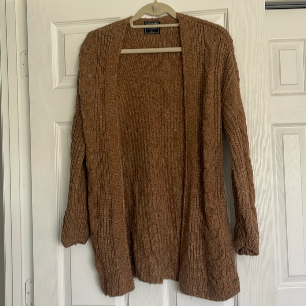 Brown cardigan
